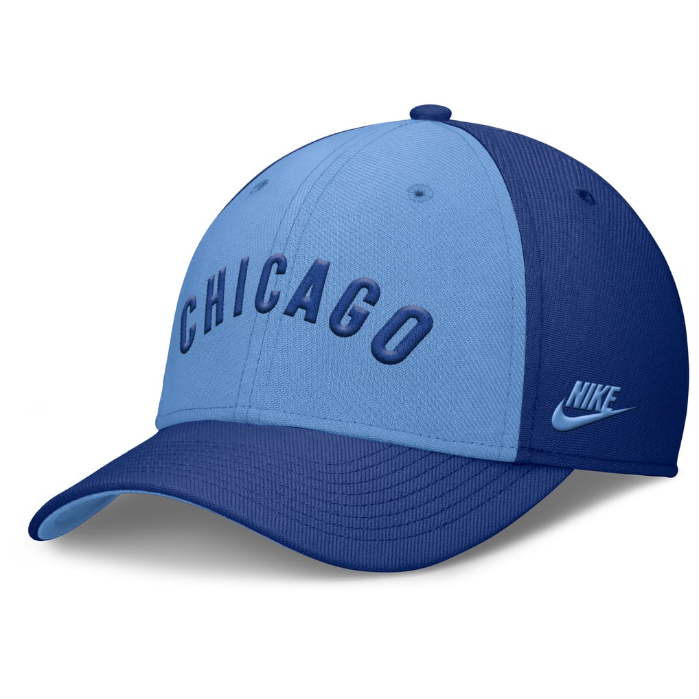 Chicago Cubs Nike Rise Swoosh Performance Flex Hat - Royal/Light Blue