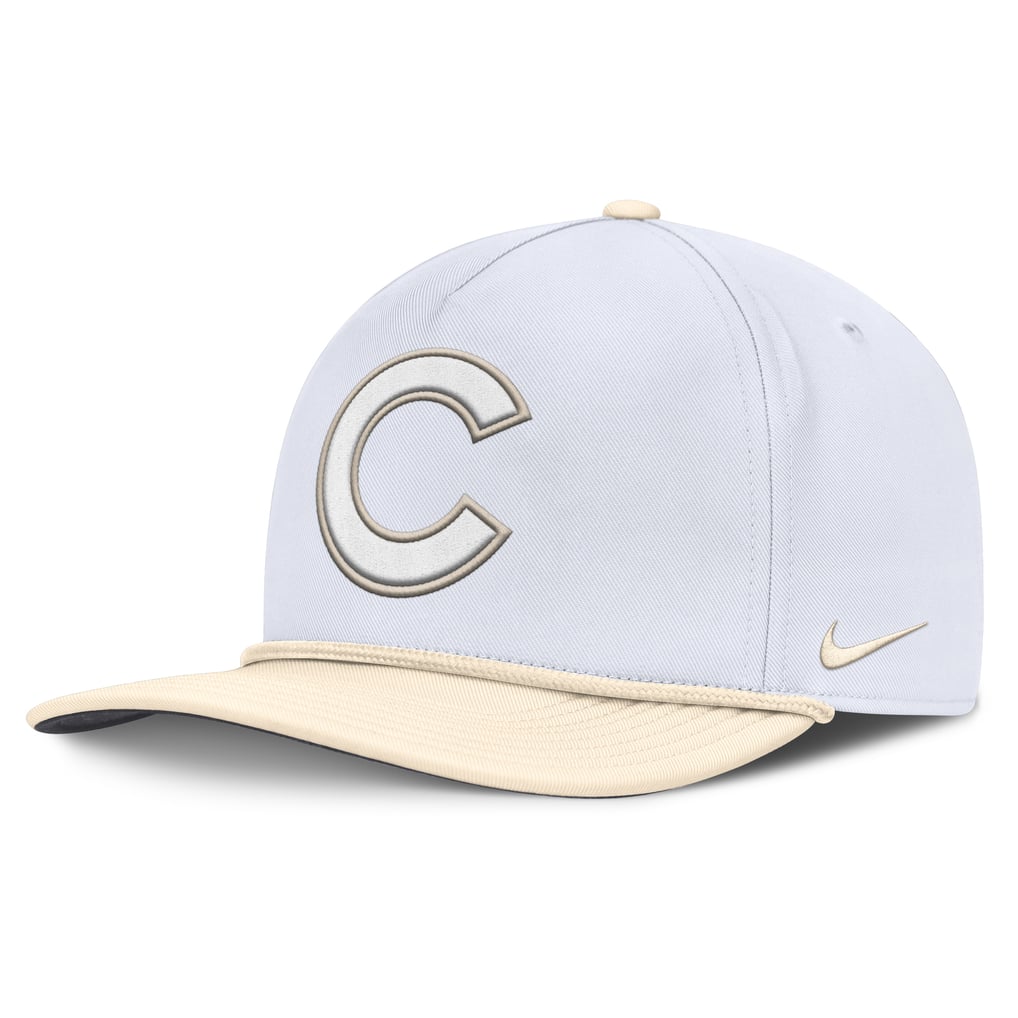  Chicago Cubs Nike Pro Performance Snapback Hat - White/Cream
