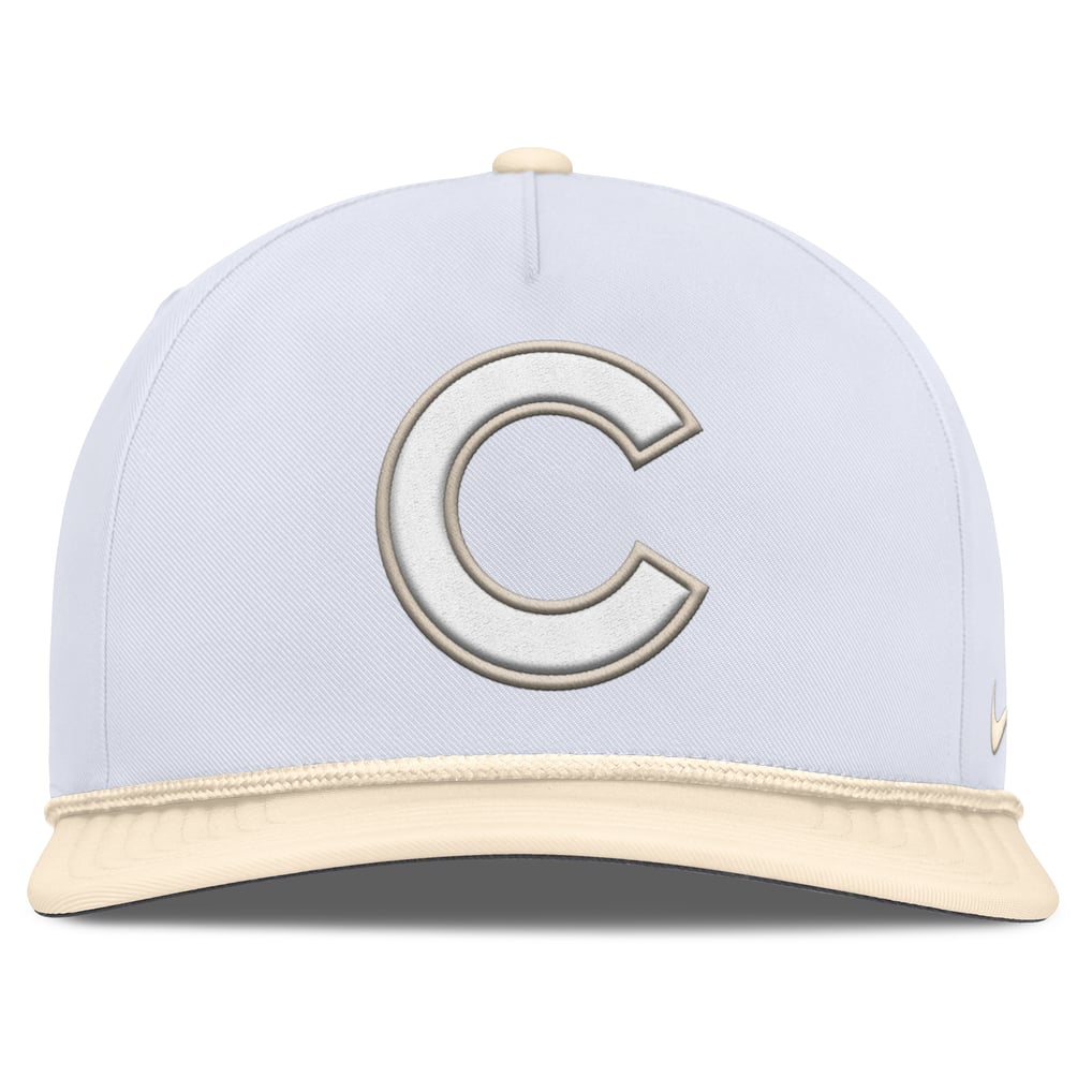  Chicago Cubs Nike Pro Performance Snapback Hat - White/Cream