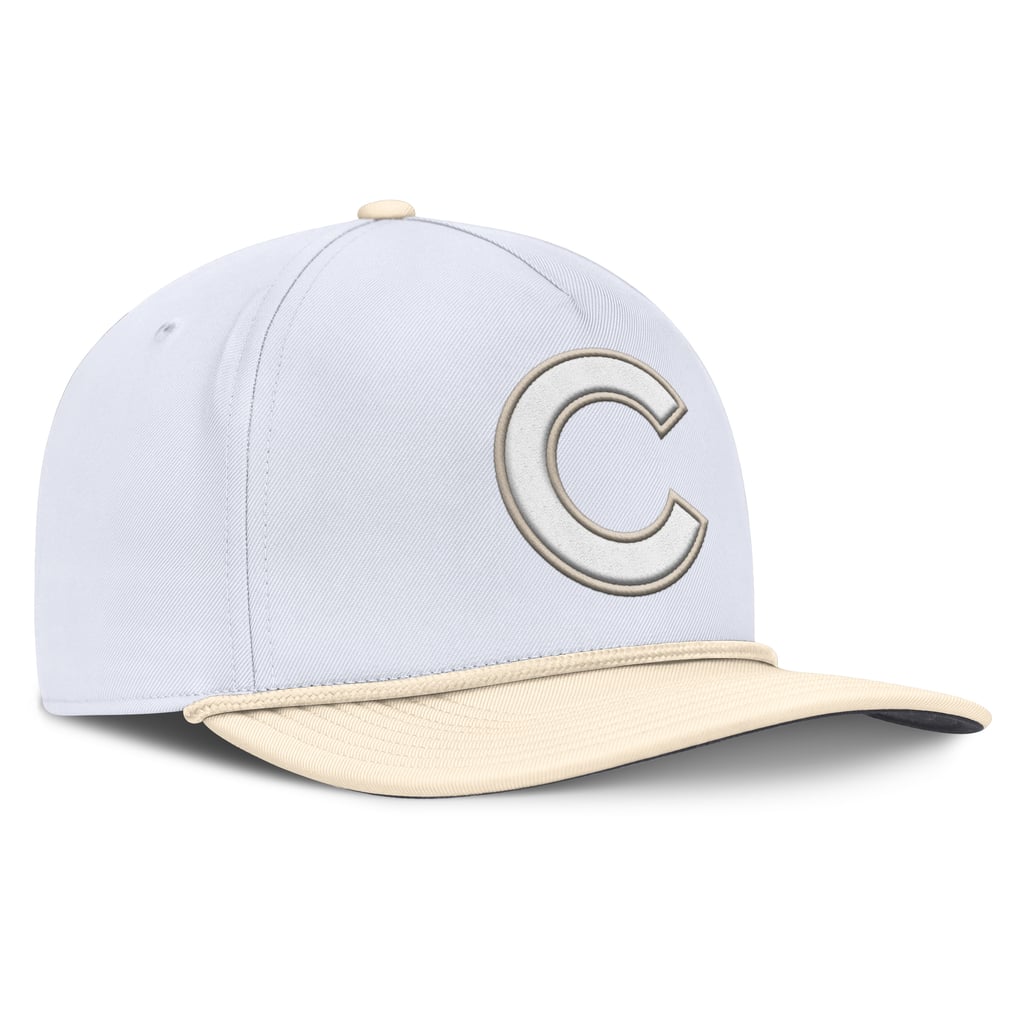  Chicago Cubs Nike Pro Performance Snapback Hat - White/Cream