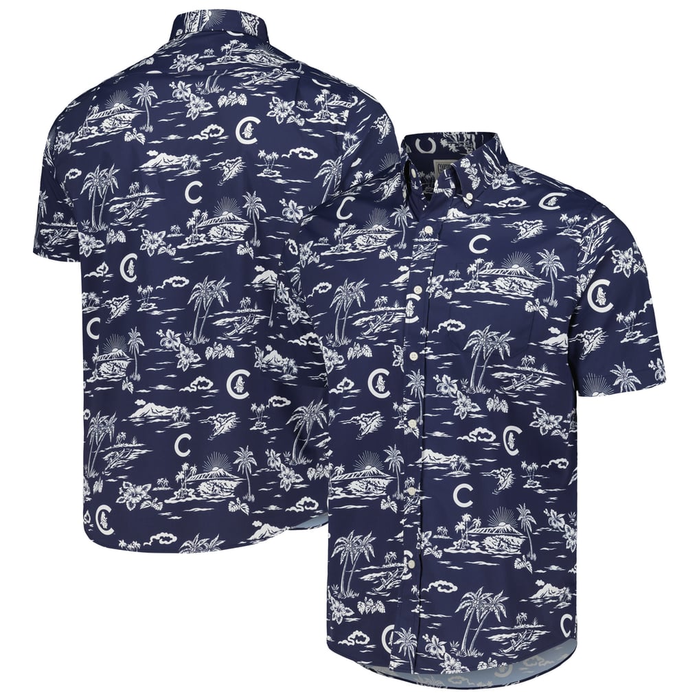 Chicago Cubs Reyn Spooner Kekai Button-Down Shirt - Navy