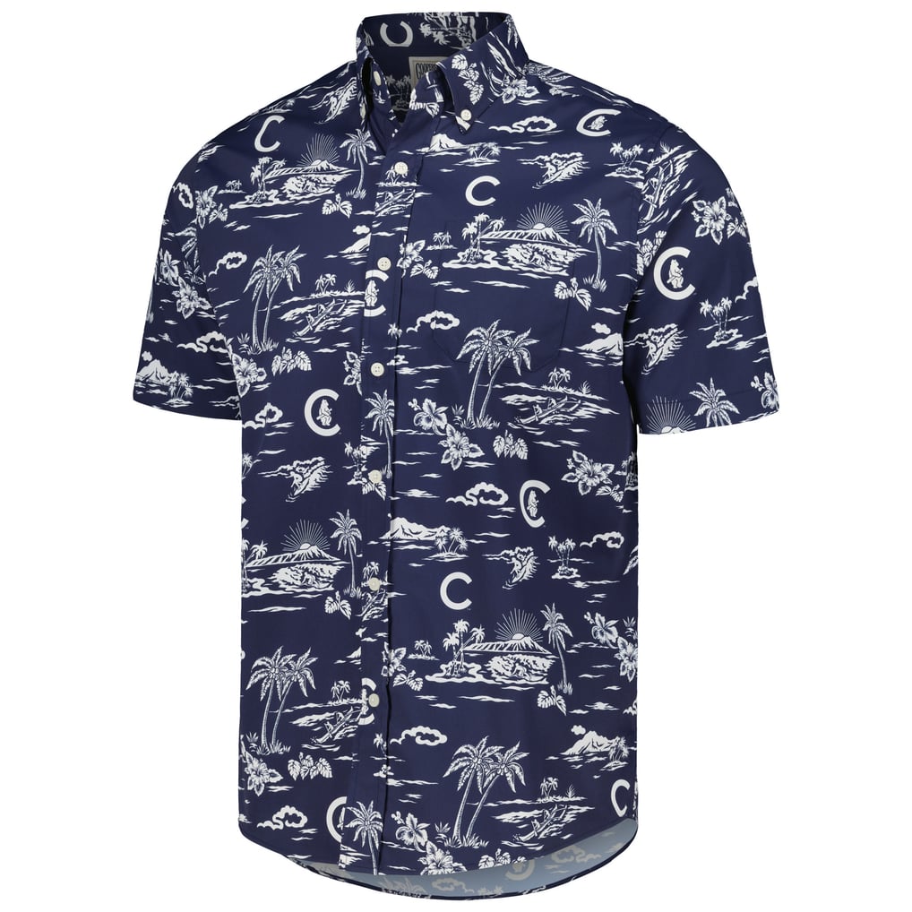 Chicago Cubs Reyn Spooner Kekai Button-Down Shirt - Navy