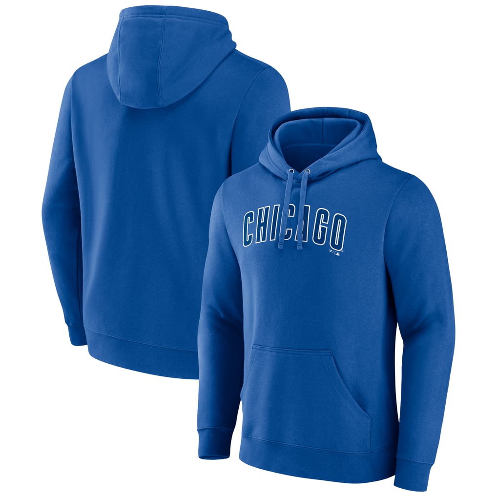 Chicago Cubs Official Wordmark Pullover Hoodie - Royal