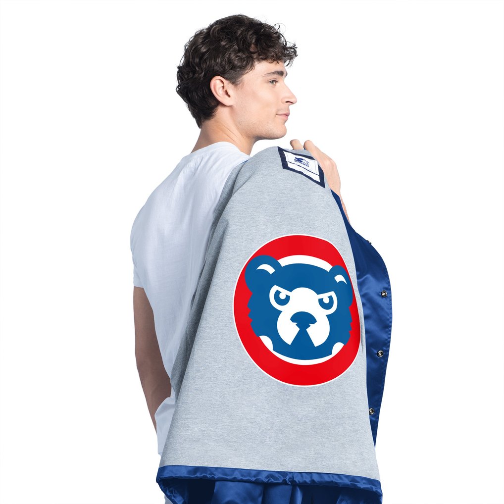  Chicago Cubs Starter Cooperstown Collection Point Man Full-Snap Coaches Jacket - Royal