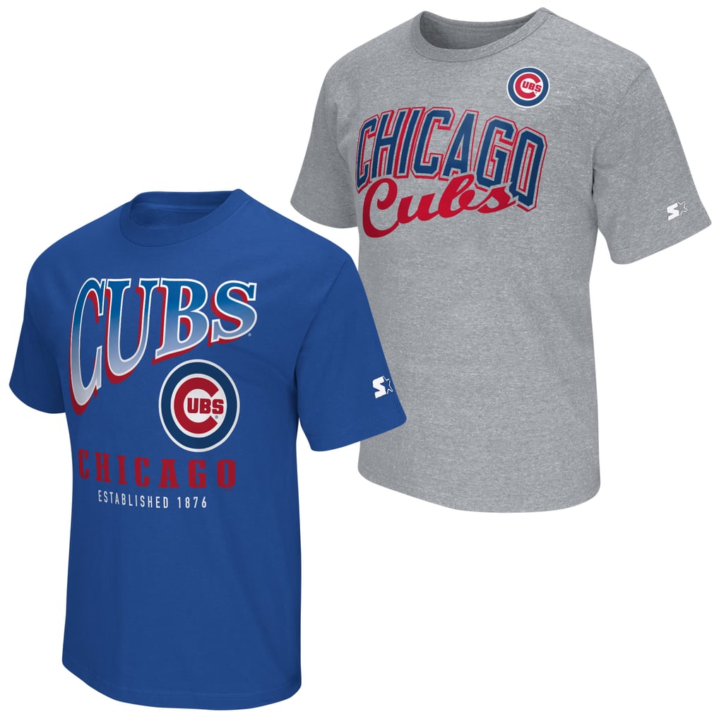  Chicago Cubs Starter Two-Pack T-Shirt Set - Royal/Heather Gray