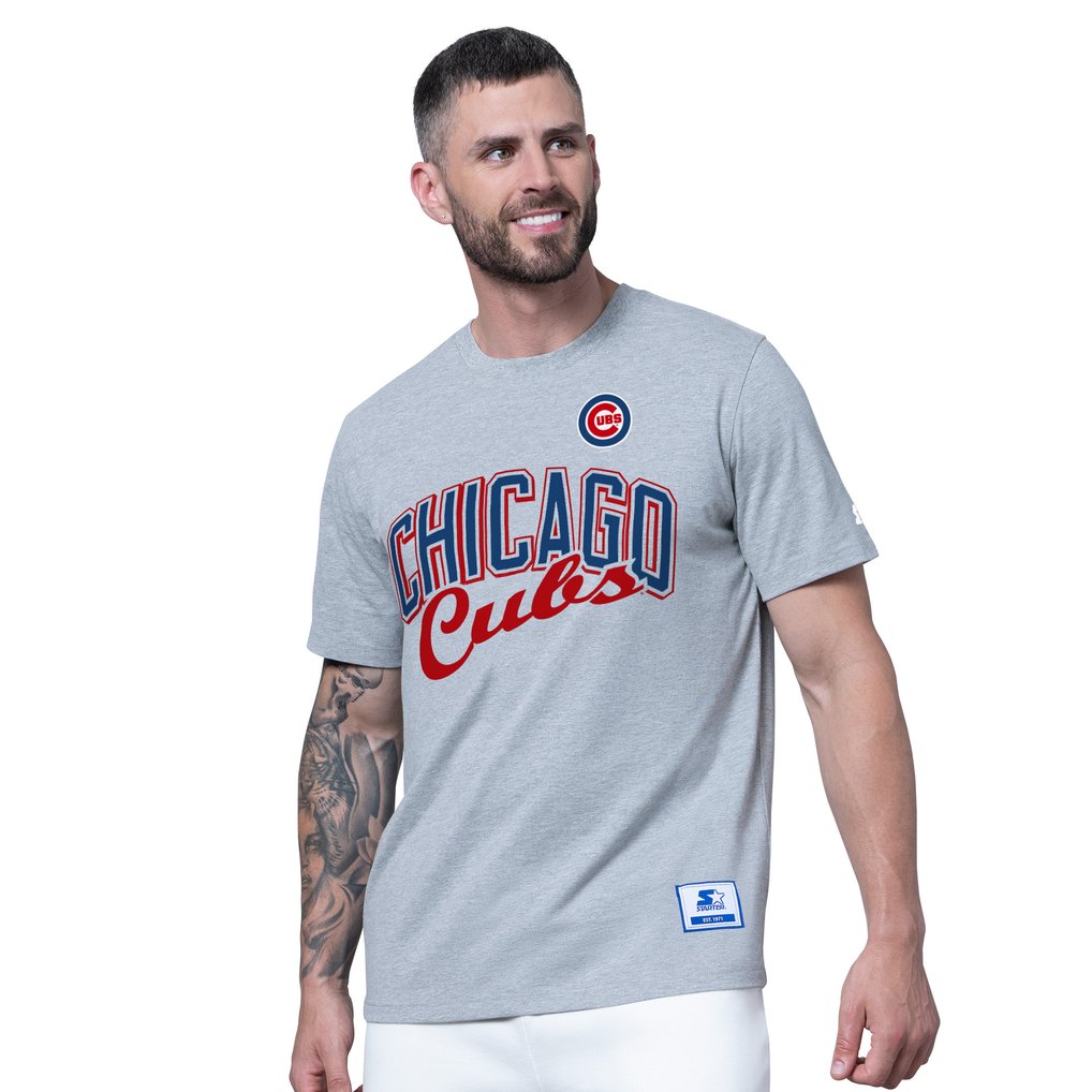  Chicago Cubs Starter Two-Pack T-Shirt Set - Royal/Heather Gray