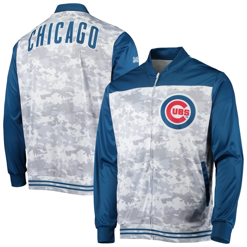 Chicago Cubs Stitches Camo Full-Zip Jacket - Royal