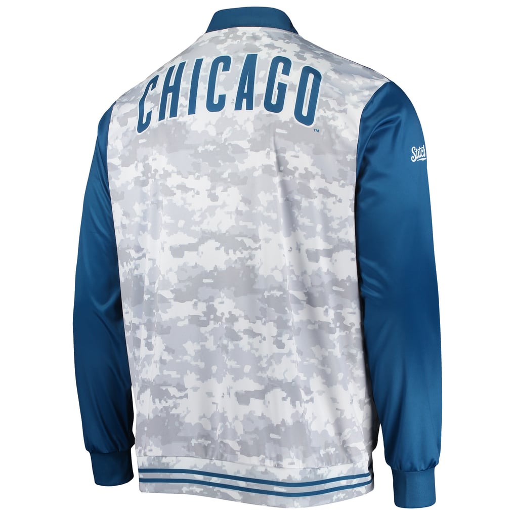 Chicago Cubs Stitches Camo Full-Zip Jacket - Royal