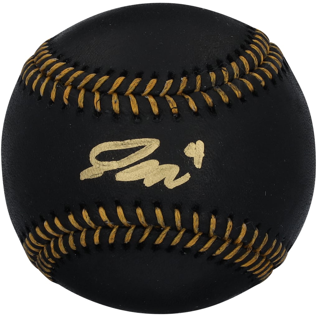 Pete Crow-Armstrong Chicago Cubs Autographed Fanatics Authentic Black Leather Baseball