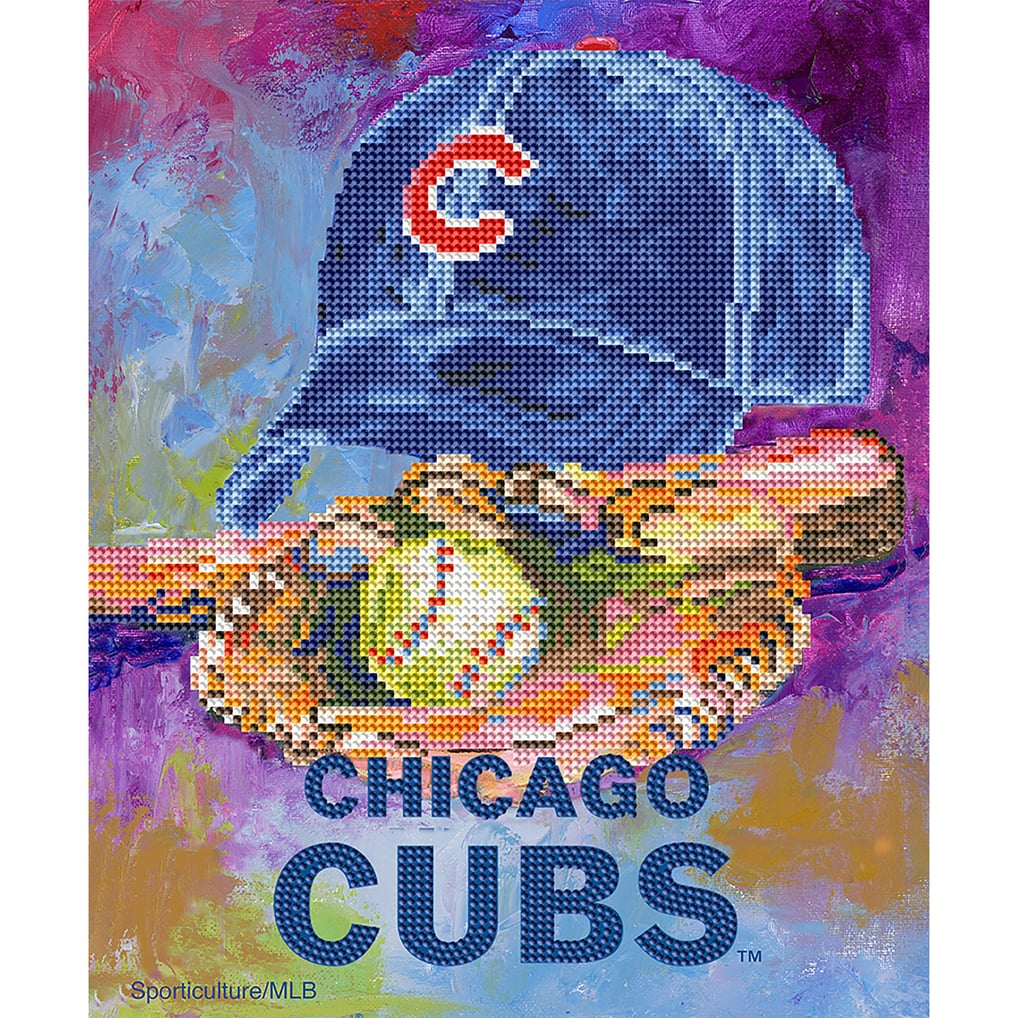 Chicago Cubs Sporticulture Diamond Art Craft Kit