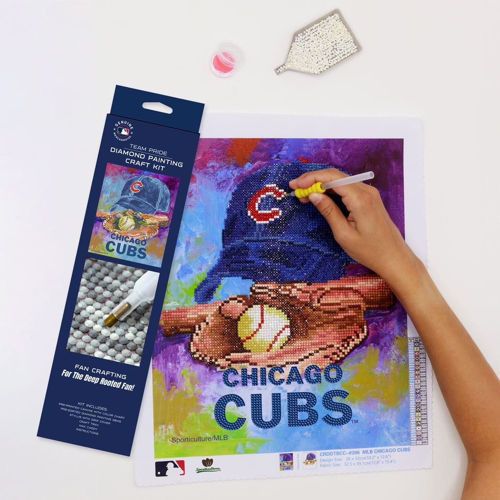 Chicago Cubs Sporticulture Diamond Art Craft Kit