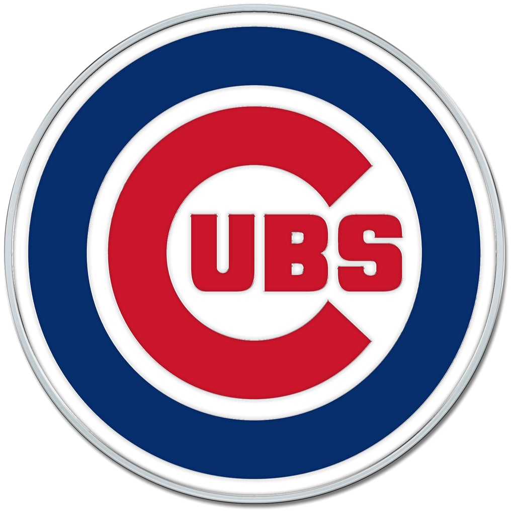 Chicago Cubs WinCraft Colored Chrome Auto Emblem