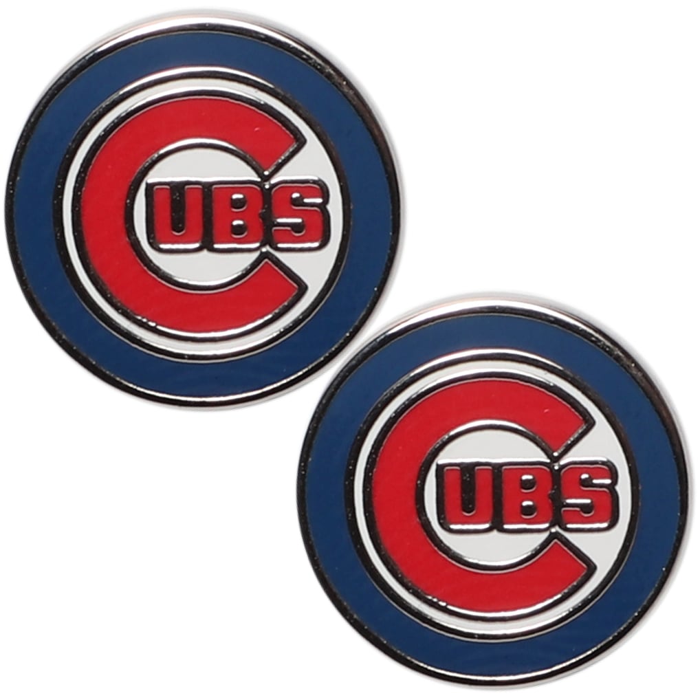 Chicago Cubs WinCraft Team Post Earrings