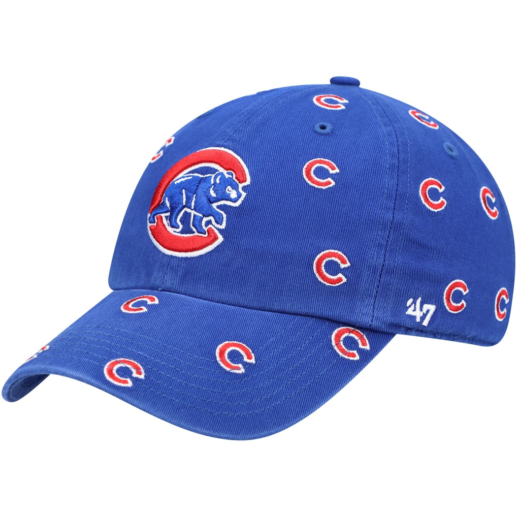 Chicago Cubs '47 Women's Confetti Clean Up Adjustable Hat - Royal
