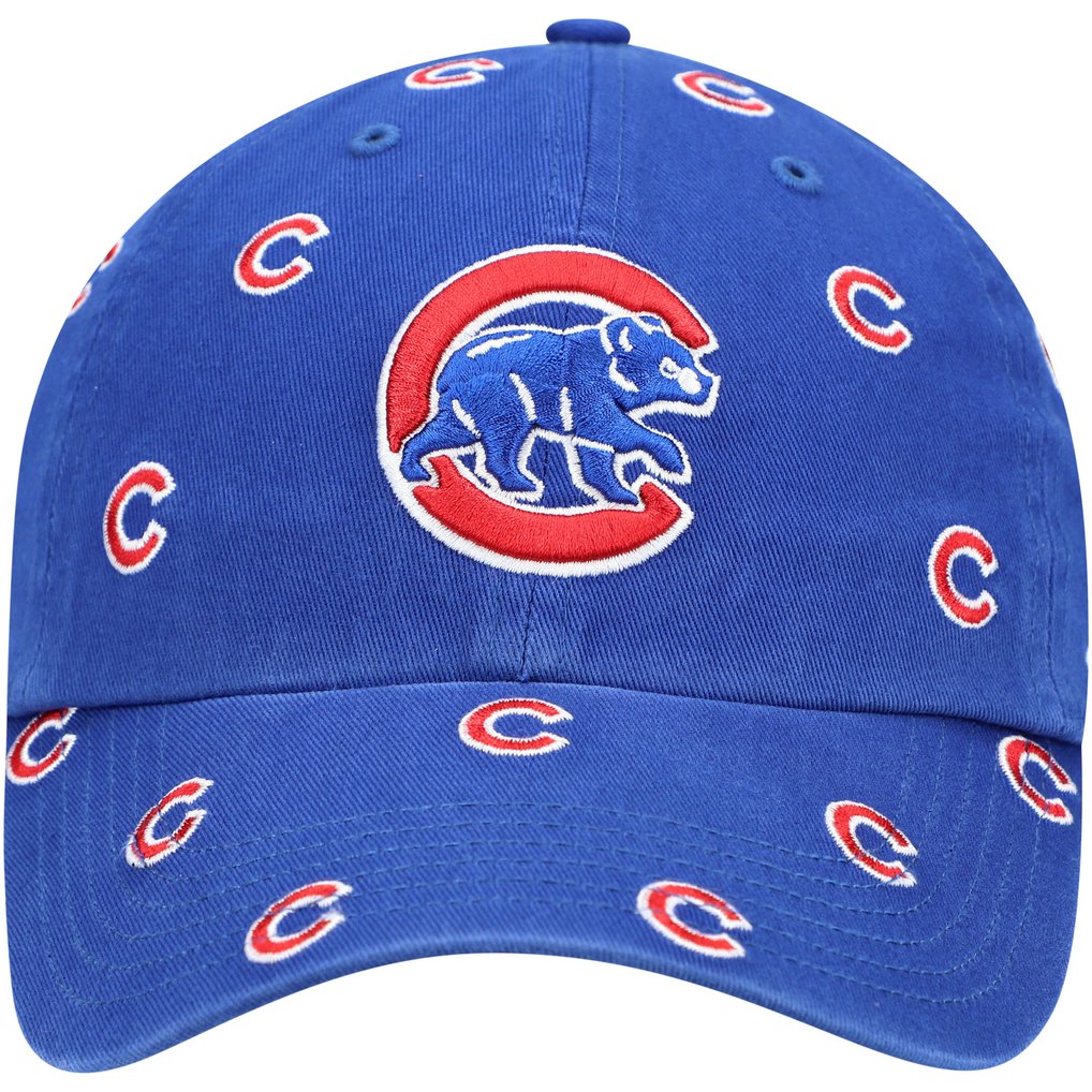 Chicago Cubs '47 Women's Confetti Clean Up Adjustable Hat - Royal