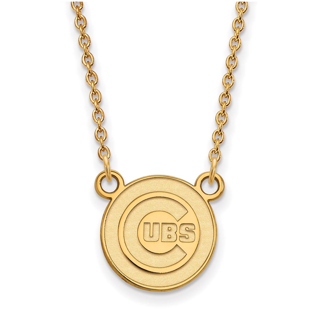 Chicago Cubs Women's Gold-Plated Small Pendant