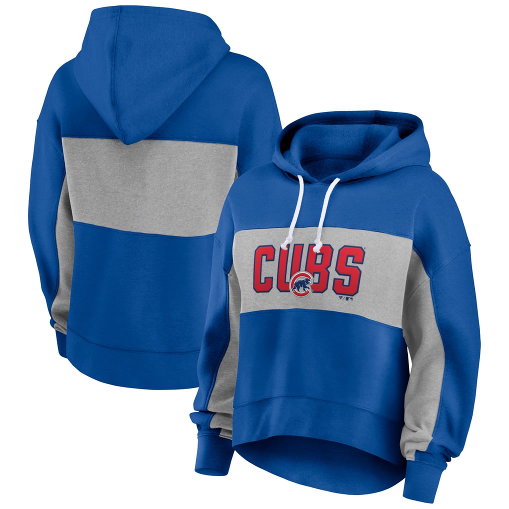 Chicago Cubs Fanatics Women's Filled Stat Sheet Pullover Hoodie - Royal