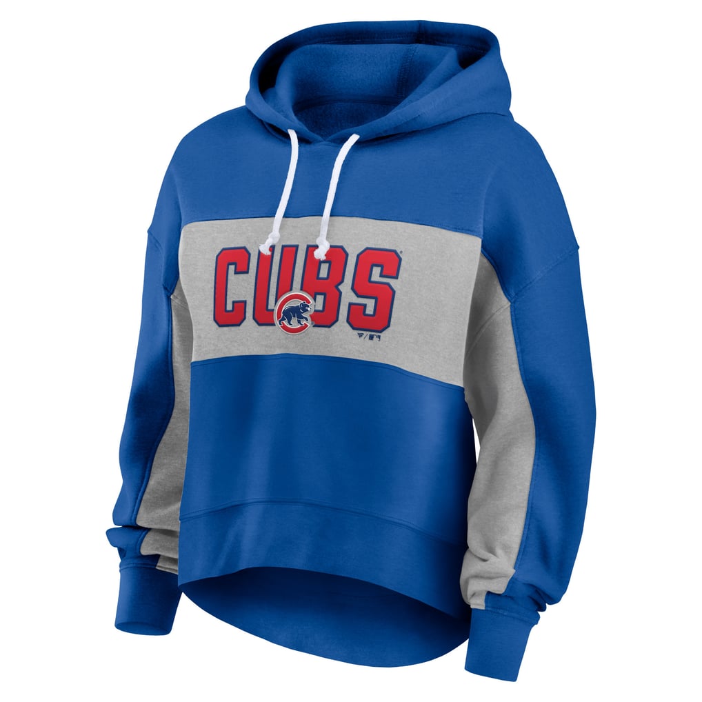 Chicago Cubs Fanatics Women's Filled Stat Sheet Pullover Hoodie - Royal