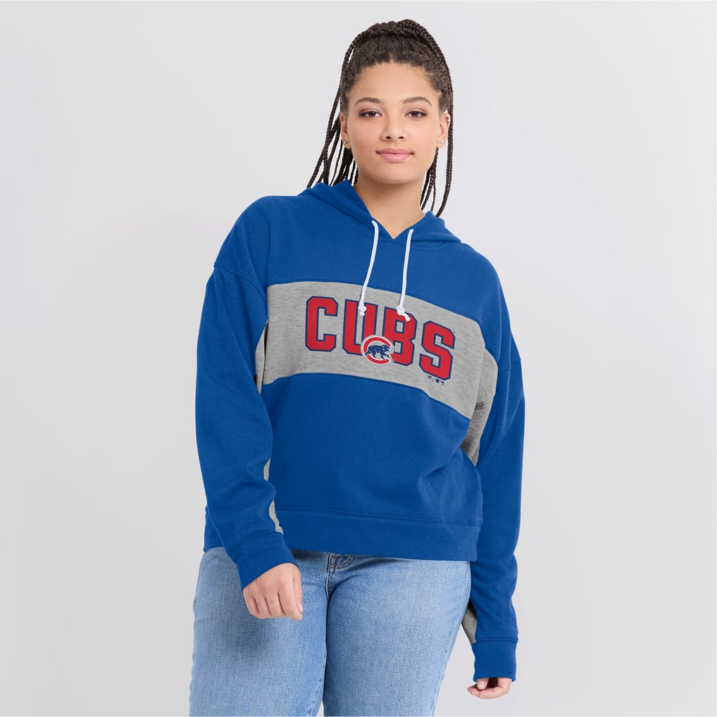 Chicago Cubs Fanatics Women's Filled Stat Sheet Pullover Hoodie - Royal