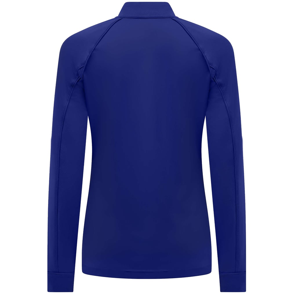  Chicago Cubs Levelwear Women's Kinetic Insignia Quarter-Zip Pullover - Royal