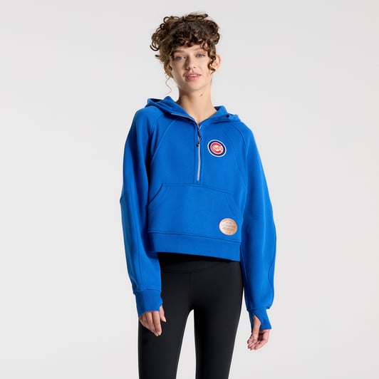 Chicago Cubs lululemon Women's Scuba Oversized Half-Zip Hoodie - Symphony Blue