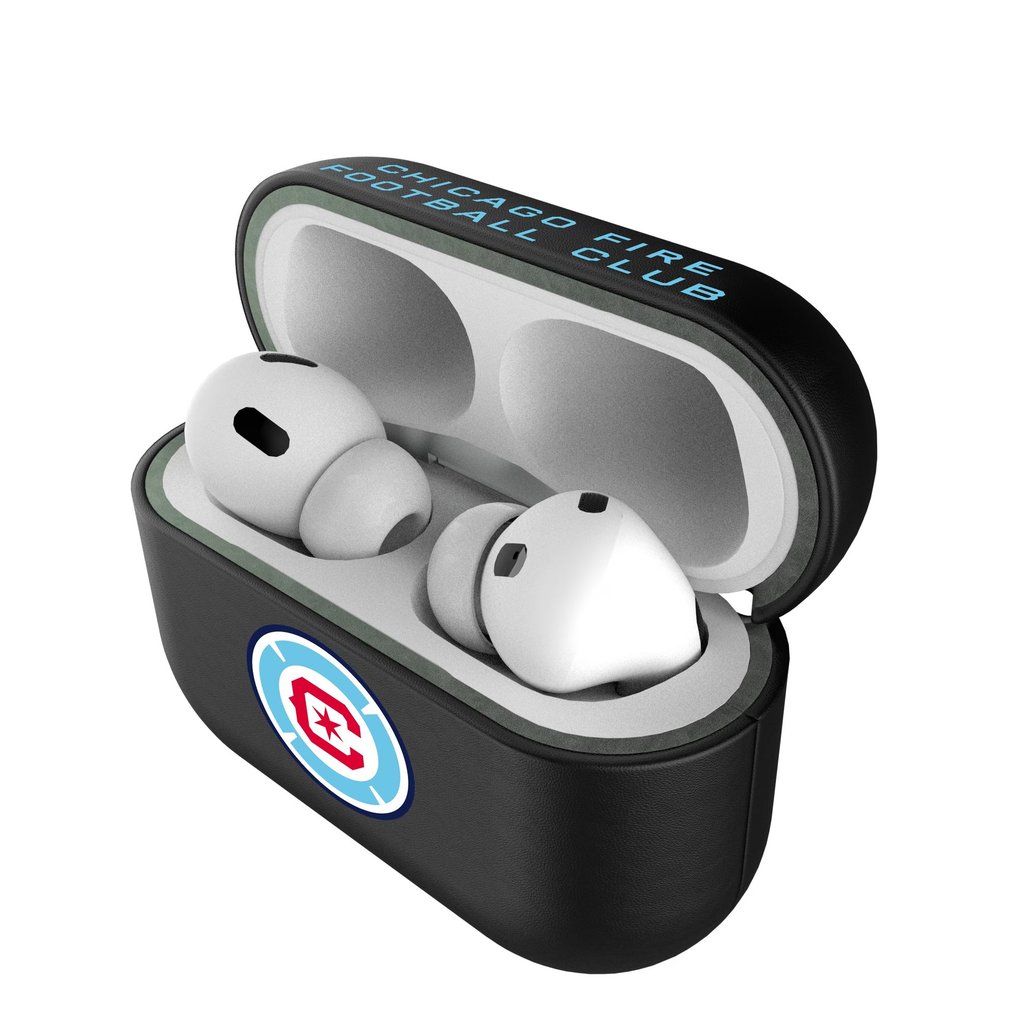 Chicago Fire Insignia AirPods Case Cover - Black