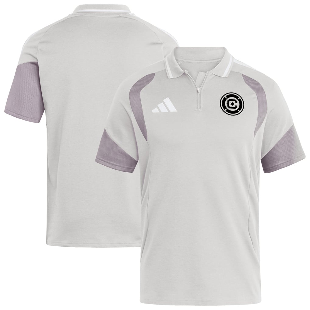 Chicago Fire adidas 2026 Tiro Competition Polo - Silver