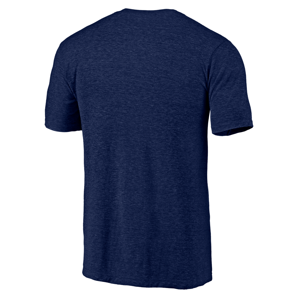 Chicago Fire Distressed Vintage Primary Tri-Blend T-Shirt - Navy
