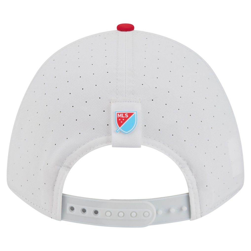 Chicago Fire New Era 2026 MLS Kick Off 9FORTY M-Crown A-Frame Adjustable Hat - White