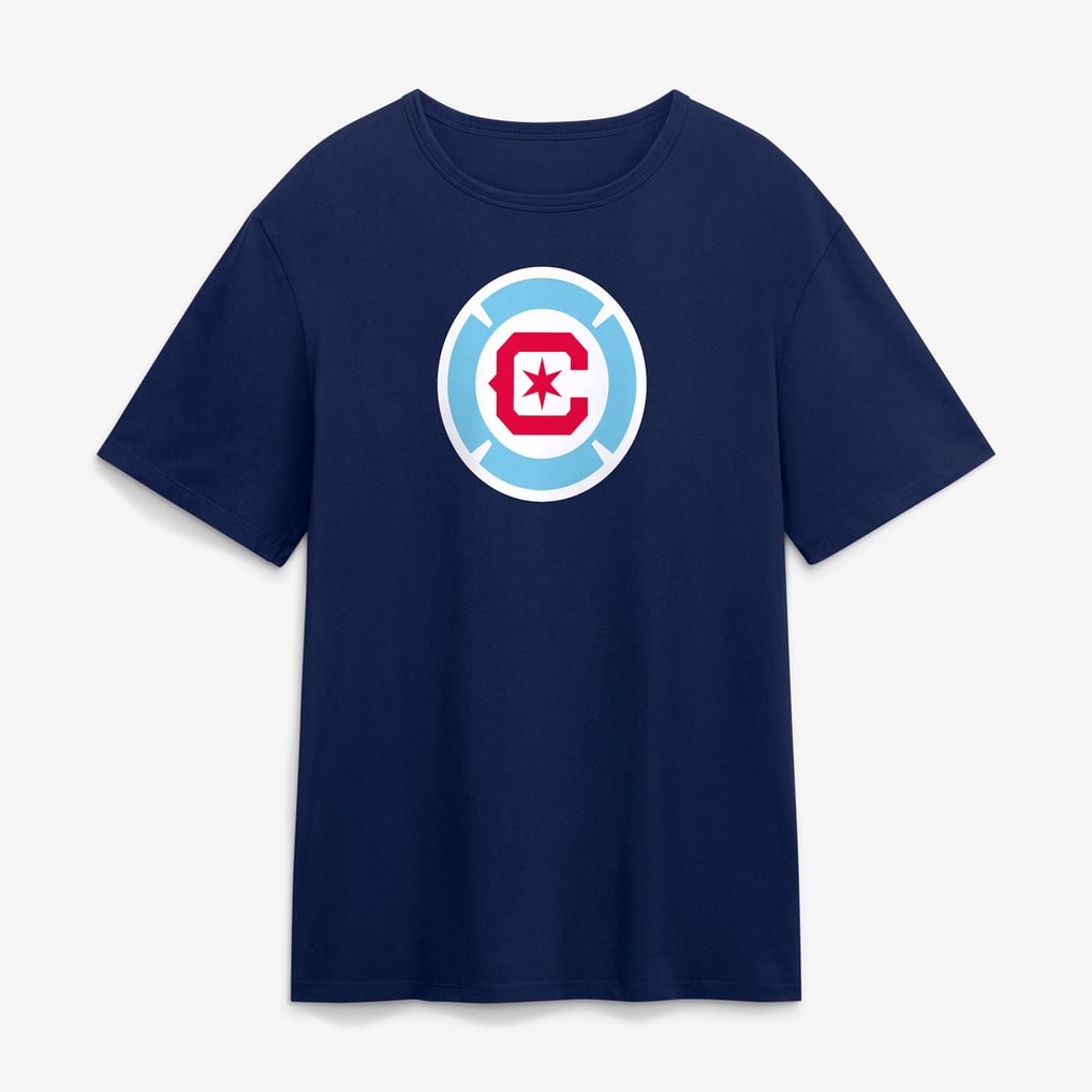 Robert Lewandowski Chicago Fire Authentic Stack Name & Number T-Shirt - Navy