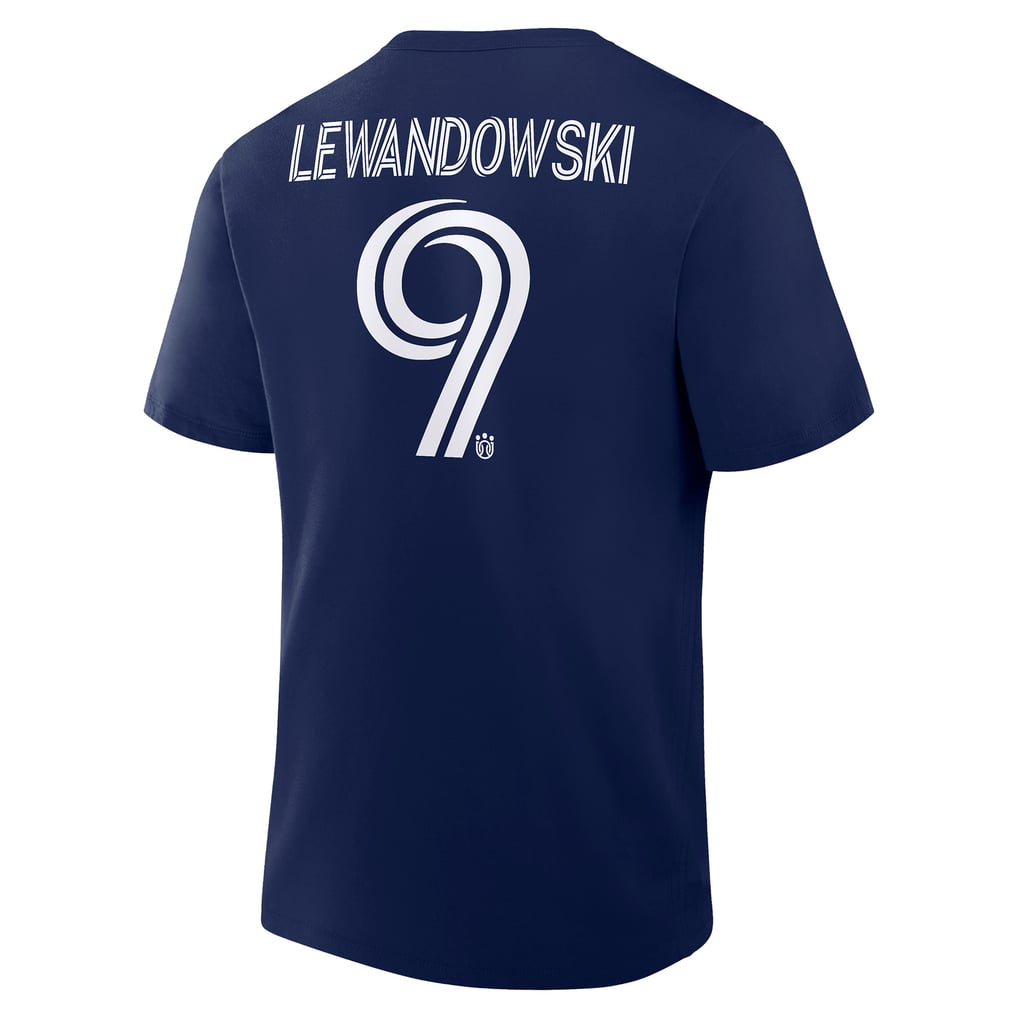 Robert Lewandowski Chicago Fire Authentic Stack Name & Number T-Shirt - Navy