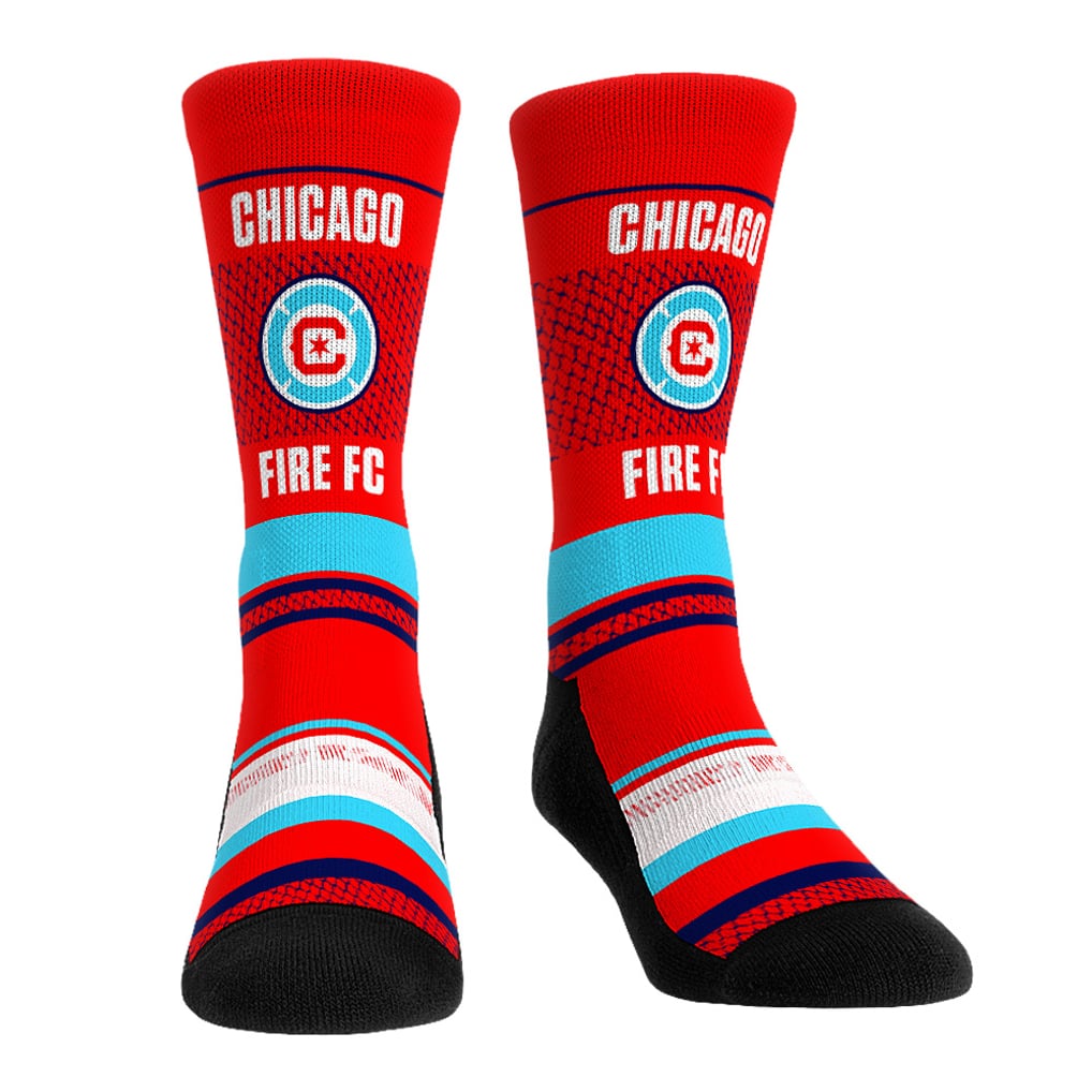 Chicago Fire Rock Em Socks Youth Three-Pack Crew Socks Set