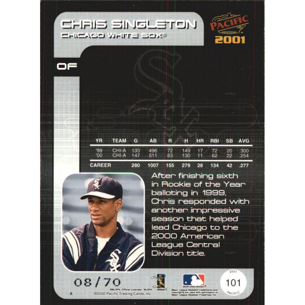 2001 Pacific Hobby LTD #101 Chris Singleton