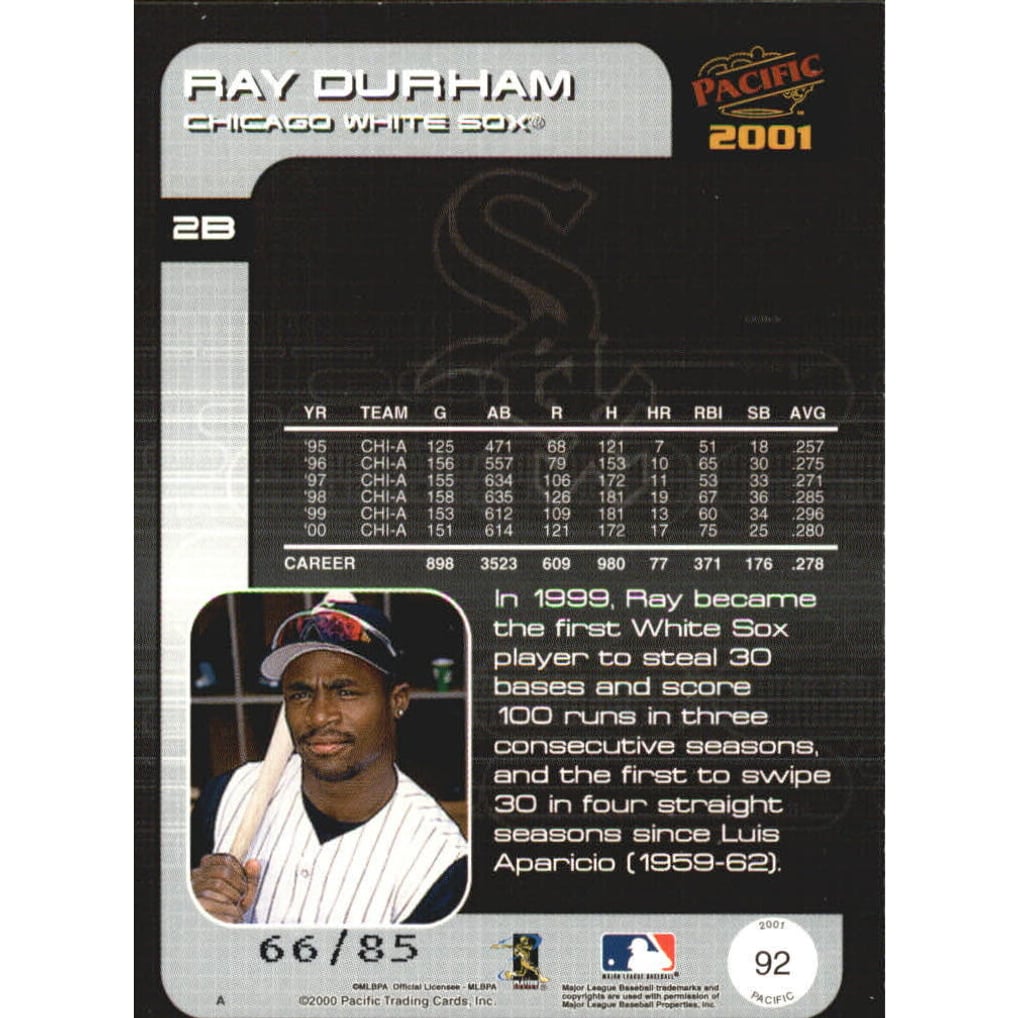 2001 Pacific Retail LTD #92 Ray Durham