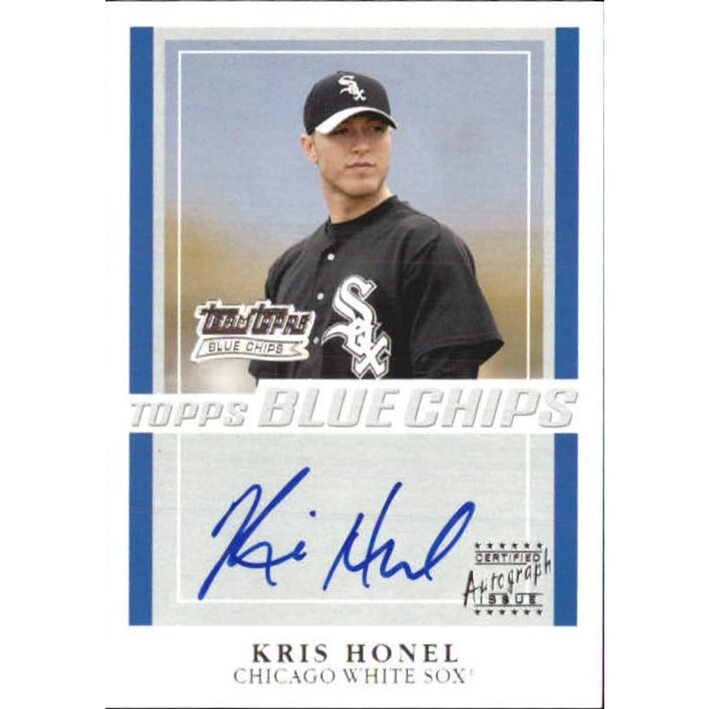 2003 Topps Blue Chips Autographs #KH Kris Honel
