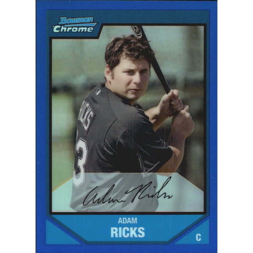 2007 Bowman Chrome Prospects Blue Refractors #BC143 Adam Ricks