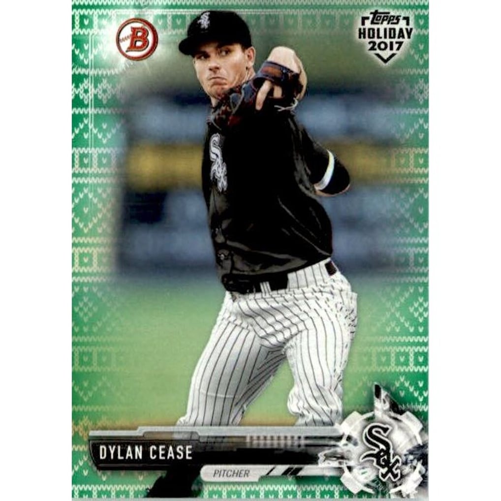 2017 Bowman Topps Holiday Ugly Sweater Green #THDC Dylan Cease