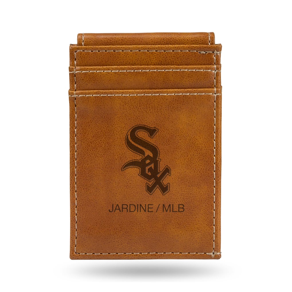 Chicago White Sox Front Pocket Wallet - Brown