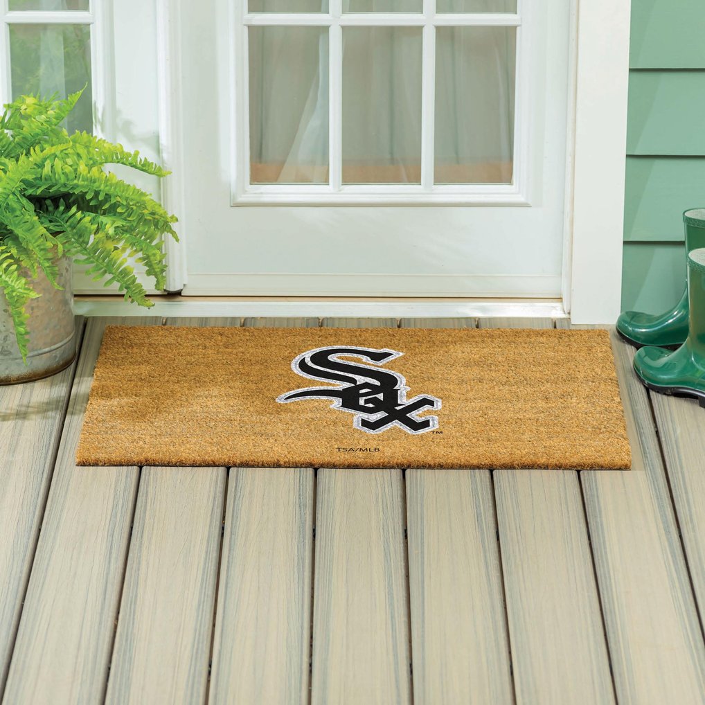 Chicago White Sox 24" x 36" Outdoor Team Logo Coir Mat