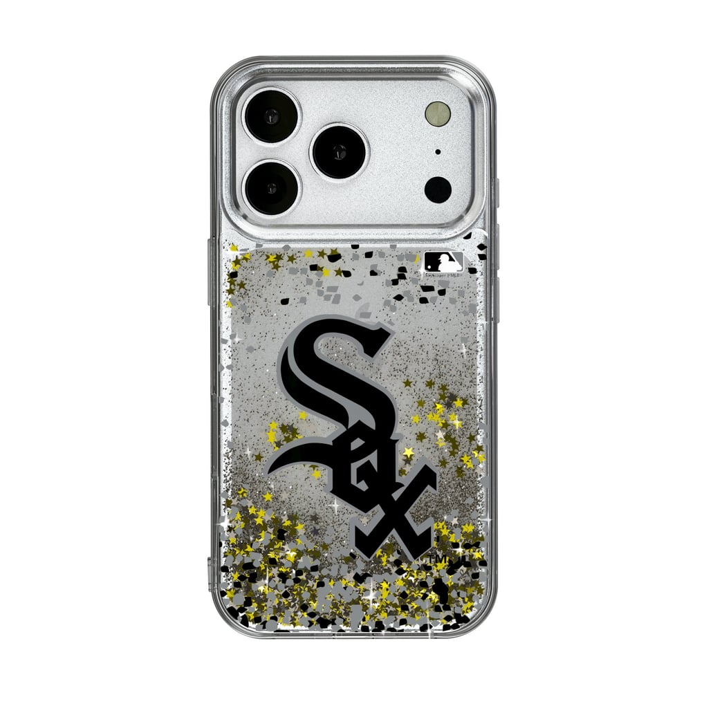 Chicago White Sox Glitter Confetti iPhone Case