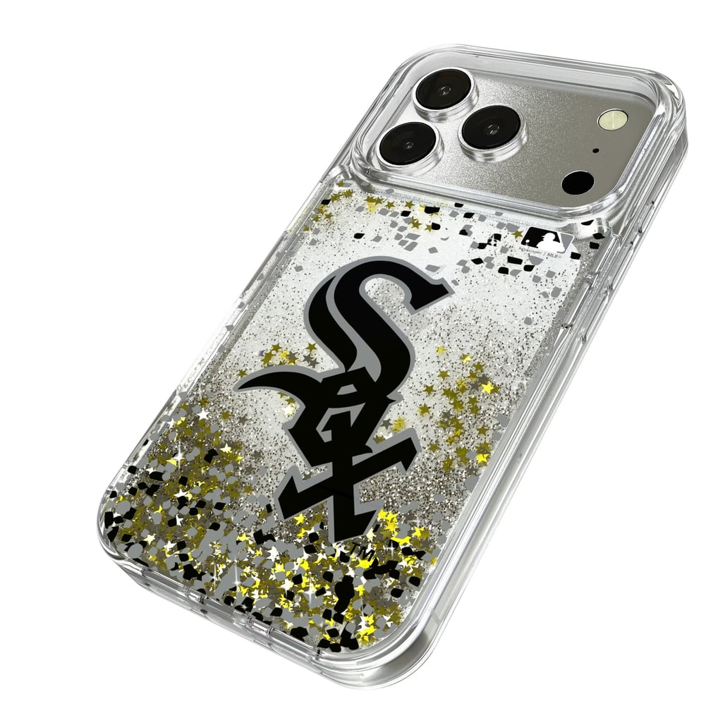 Chicago White Sox Glitter Confetti iPhone Case