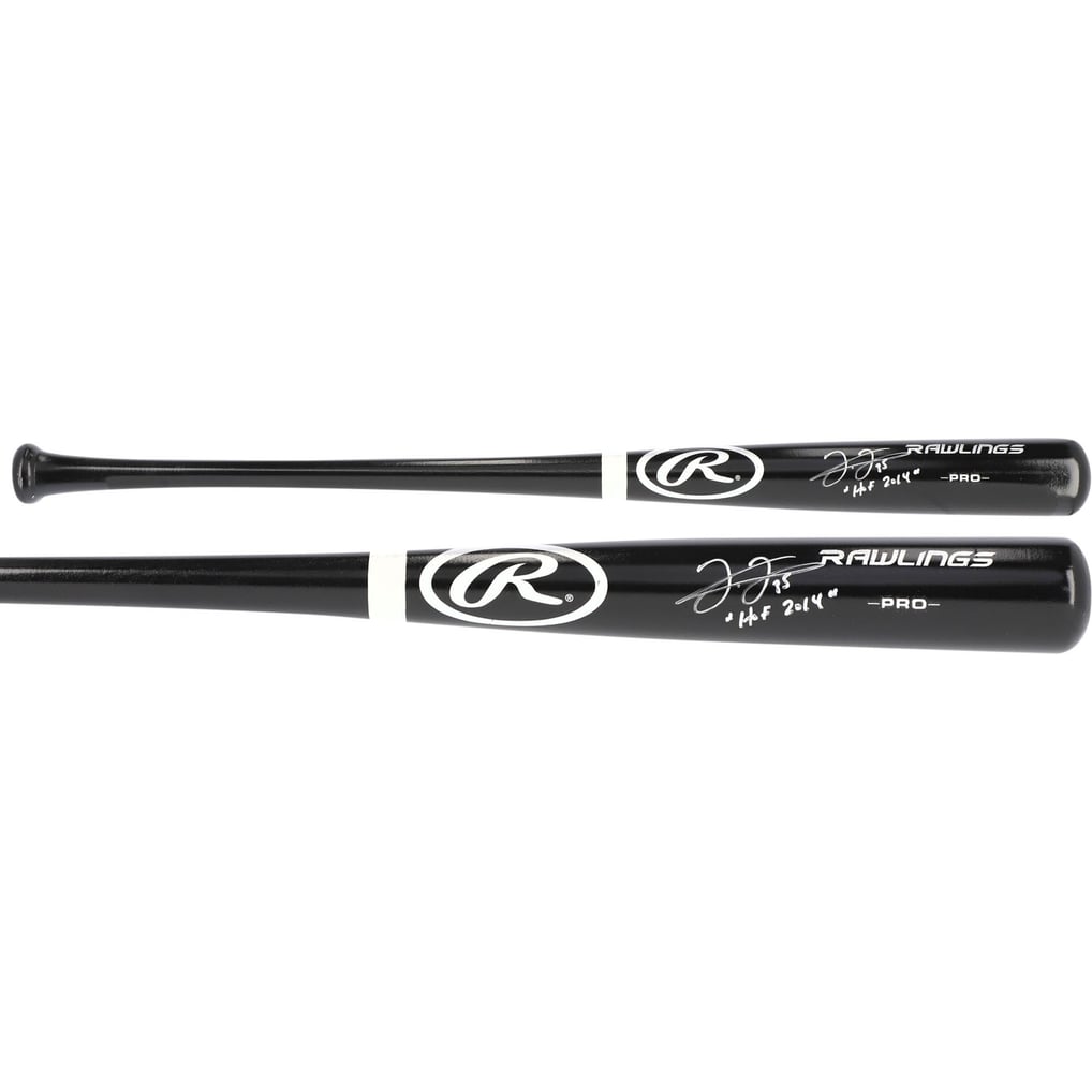 Frank Thomas Chicago White Sox Fanatics Authentic Autographed Black Rawlings Pro Bat with "HOF 2014" Inscription
