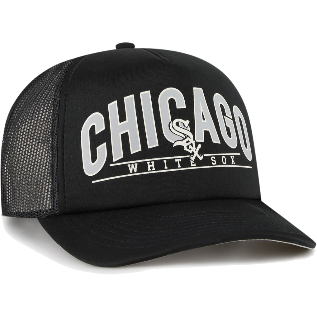 Chicago White Sox '47 Backhaul Foam Trucker Snapback Hat - Black