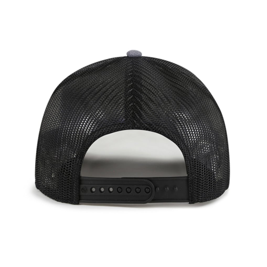Chicago White Sox '47 Carbon Rope Trucker Adjustable Hat - Charcoal