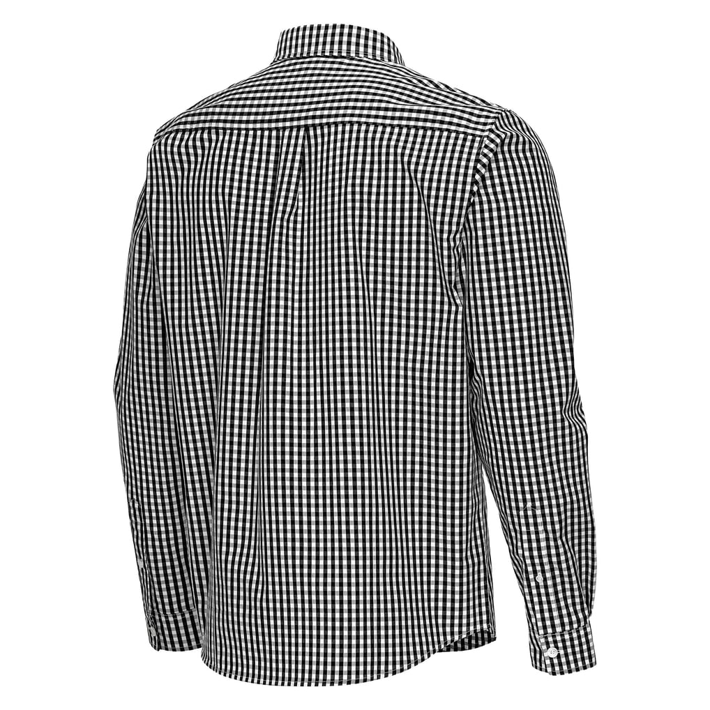 Chicago White Sox Antigua Ellis Woven Tri-Blend Button-Down Shirt - Black