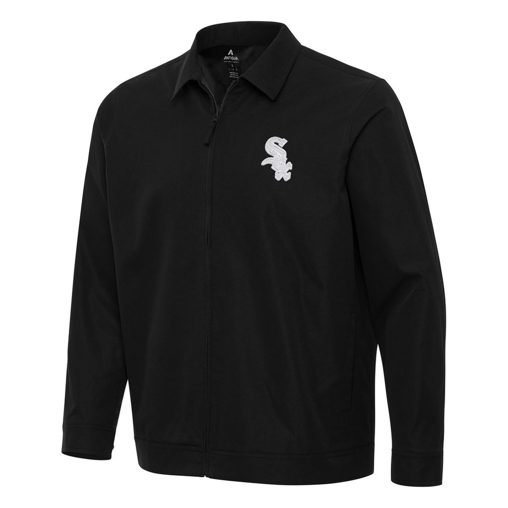 Chicago White Sox Antigua Pivot Full-Zip Jacket - Black
