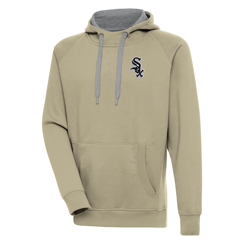  Chicago White Sox Antigua Victory Pullover Hoodie - Khaki