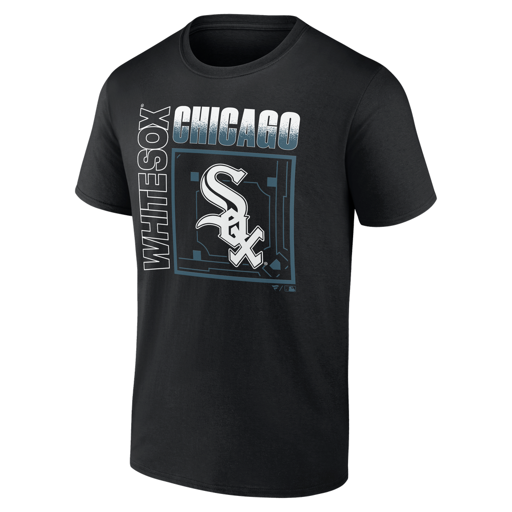 Chicago White Sox  Home Field Pop Personalized Name & Number T-Shirt - Black