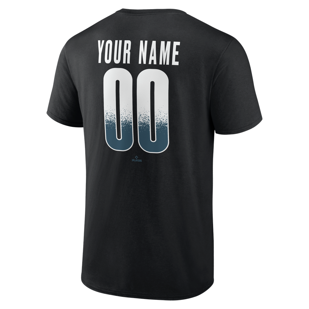 Chicago White Sox  Home Field Pop Personalized Name & Number T-Shirt - Black