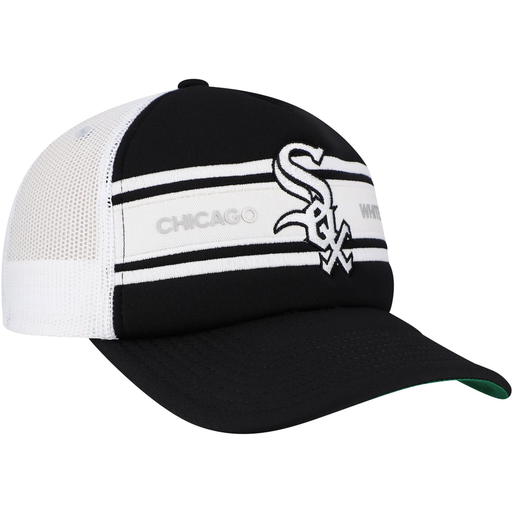  Chicago White Sox Sideline Trucker Adjustable Hat - Black